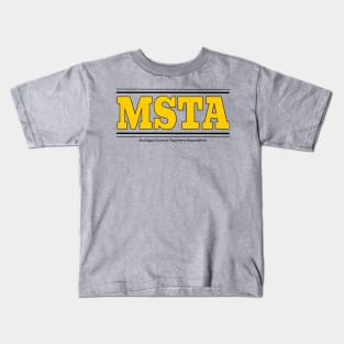 MSTA Old School Houghton Black/Gold Kids T-Shirt